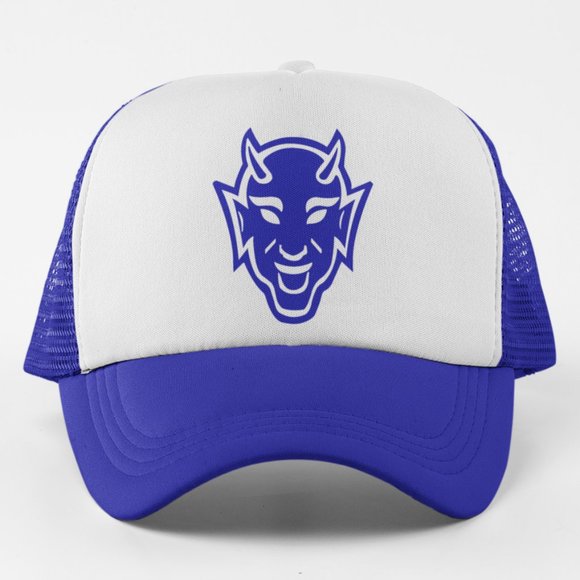 Foam Trucker Mesh Snapback Hat Royal 